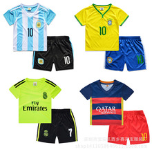 High quality breathable baby boy girls clothing set summer children’s clothes boys sport kids football suit