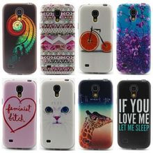 Art Bicycle Stairs TPU Silicone Soft Case For Samsung Galaxy S4 Mini i9190 i9192 i9195 Back Cover Phone Protect Bag Cases