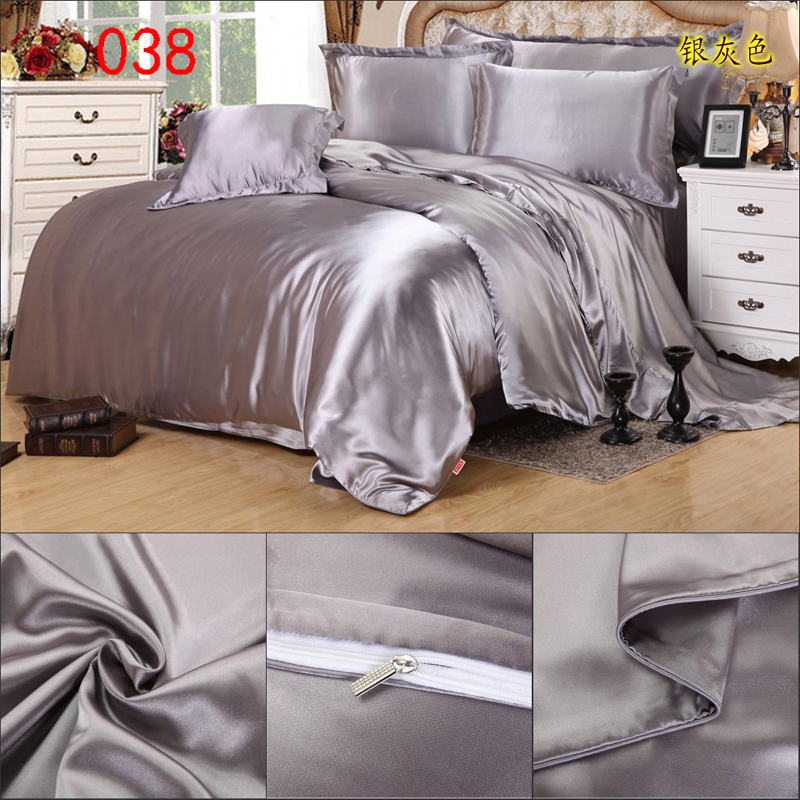Quilt Cover 150x 200 Cm aliexpress buy silver gray tribute silk duvet cover Quilt Cover 150x 200 Cm aliexpress buy silver gray tribute silk duvet cover