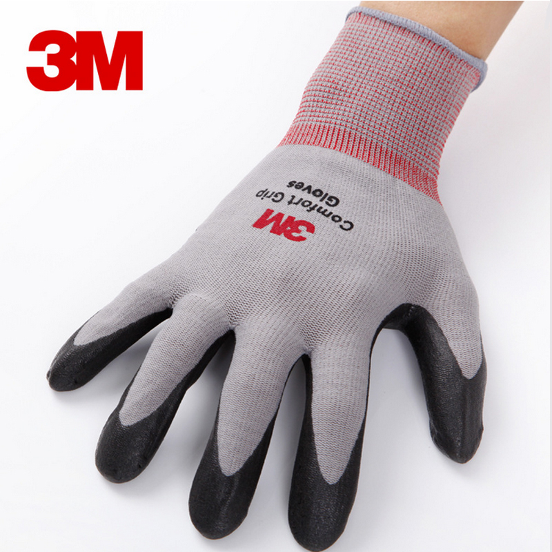 3M Work Gloves Comfort Grip Wear Resistant Slip Resistant Gloves Anti ...