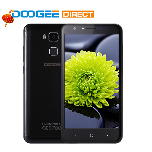 На Складе Doogee Y6 Смартфон 5.5 дюймов 1280x720 MT6750 Octa Core 4 Г LTE Мобильный Телефон 2 ГБ + 16 ГБ Android 6.0 13MP Отпечатков Пальцев ID