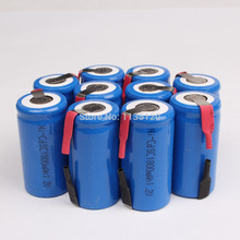 10 шт. суб C SC 1,2 V 1800 mAh Ni — компакт-диск кадмиевый перезаряжаемый аккумулятор аккумулятор