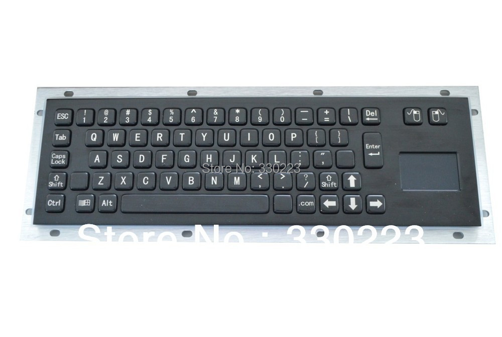 Metal mechanical keyboard Black Metal touchpad keyboards