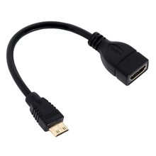 1Pcs Mini Standard 1080P HDMI Male to Female Cable Converter Adapter M-F Extension Adapter Connector Cable Cord OD#S