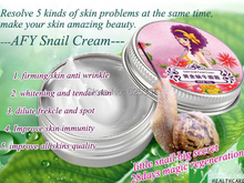 AFY Snail Face Cream Moisturizing Anti-Aging Whitening Cream For Face Care Acne Anti Wrinkle Superfine skin care Free shipping