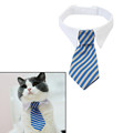 New Adjustable Lovely Puppy Dog Cat Striped Bow Tie Collar Necktie DIY Formal Wedding Pet Dressing