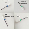 1pcs wholesale Ceramic Nail Drill Bit Pedicure Machine Remove nail Calluses Flame Bit Tools ElectricDrill 3
