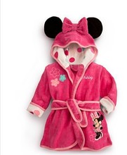 2015 free shipping new Baby Girls Baby Boys cartoon tiger romper Pajamas Bath robes kids soft