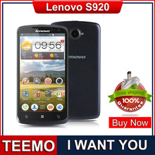 Lenovo S920 3G 5.3 inch smartphone Quad core 1.2GHz inside 1G RAM 4G ROM on IPS 1280X720 screen 8.0MP Camera on free shipping
