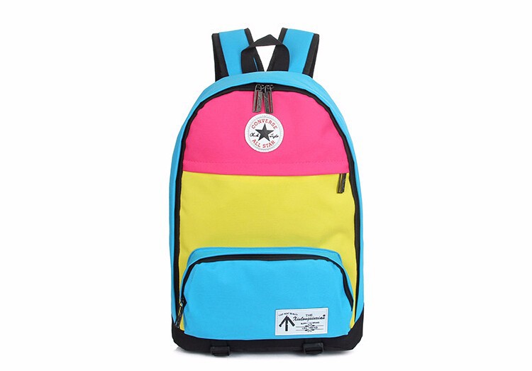 High quality waterproof nylon fabric women backpack girl school bag Casual Travel bags (9)