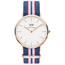 2015 Fashion Brand Luxury Daniel Wellington Watches DW Watch Men Women Fabric Strap Military Quartz Wristwatch