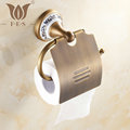Wall Mounted Bathroom Accessories Antique Brass toilet Paper Holder Porcelain 7002AJP