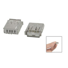 Shopping Time 10 Pcs Straight Solder Type USB A Female Plug Jack Connector