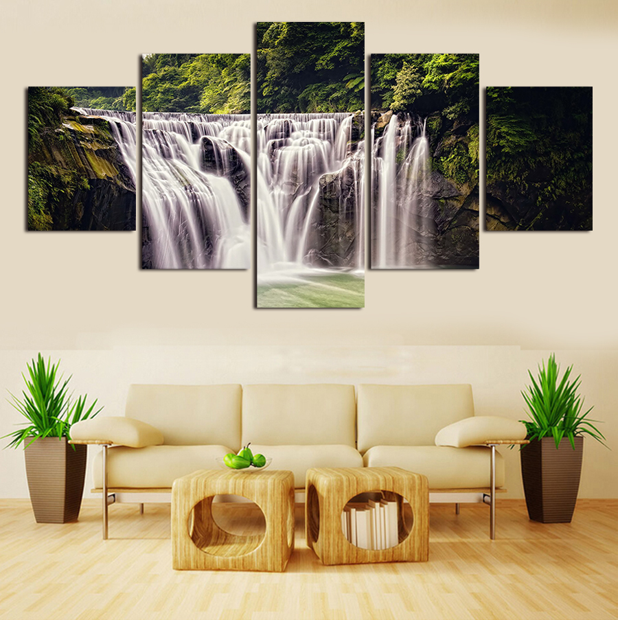 Landschapsarchitectuur muren foto's koop goedkope ... Woonkamer gele muur