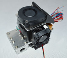 3D Printer head Double Cooling Fans for 1.75mm 3.0mm Direct Filament Wade Extruder 0.2mm 0.3mm 0.4mm Nozzle