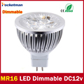 High lumen CREE MR16 GU5 3 LED spot light lamp 12V 220V 110V 3W 4W 5W
