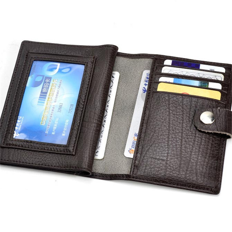 Free Shipping Male Genuine Leather Card Holder Wallet Documents Bag Fashion Man Wallet Super Thin Personalized