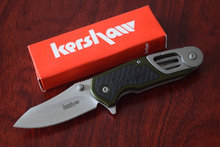 8000OL Kershaw cuchillos cuchillo plegable que acampa supervivencia cuchillo táctico herramientas de múltiples funciones de la manija de aluminio de la gota
