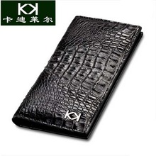 KADILER Ultra-thin Thailand crocodile leather wallet man long leather quality goods business large wallet male tide