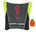 Motorcycle Reflective Safety Vest LED Backpack Vest Pilot Lamp Bicycle Lights Motorbike Cycling Reflective Safety Vest