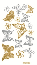 HC5003 2015 New Design Gold Tattoo Fashion Temporary Tattoo Stickers Temporary Body Art Waterproof Tattoo Pattern