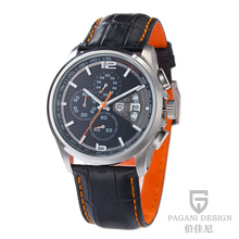 Pagani diseño marca male hombres deportes casual pulsera de cuarzo relojes de pulsera hombre reloj Parkour estilo reloj cronógrafo PD-3306