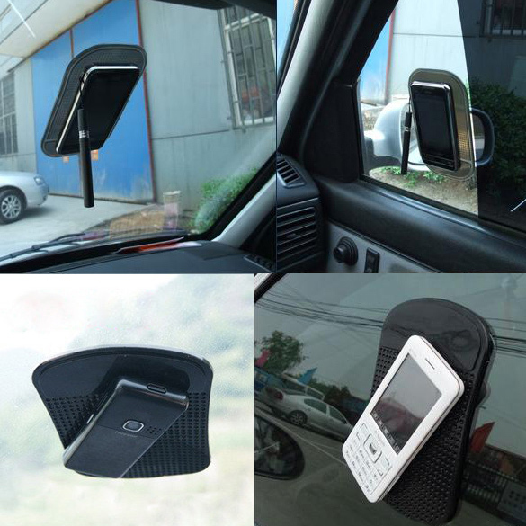 Free shipping hot sale 4PCs Black Magic Sticky Pad Anti Slip Mat Car Dashboard for Cell