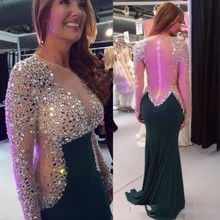 Vestidos De Noche Emerald Green font b Prom b font font b Dresses b font Long