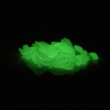 Hot sale! 50Pcs 1.6cm Fishing Lure Maggot Grub Soft Baits Worms Noctilucent Luminous Night Glow