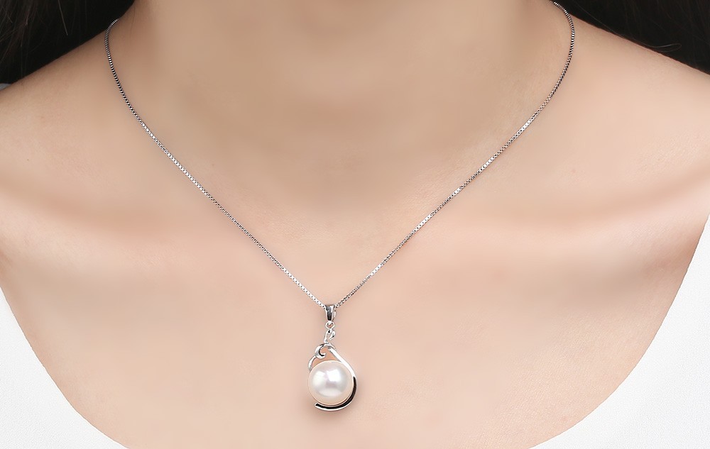 H&Y brand store special offer Guaranty high quality hand-polished cheap price silve jewelry chains and pearl pendant 