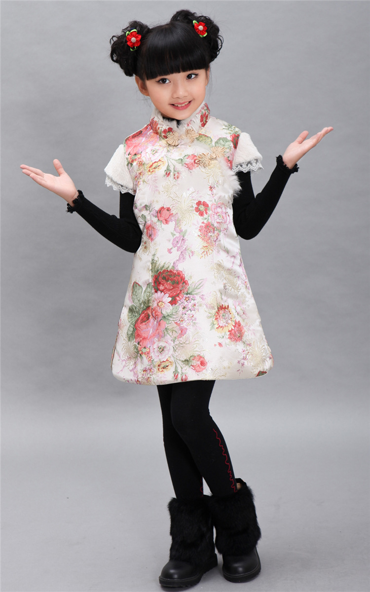 new year traditional dress new year new traditional kid child peony new year traditional dress new year new traditional kid child peony