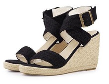 2015 new Europe and the United States hand-woven thick bottom with high waterproof Roman women sandals
