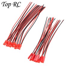 10 Pairs 150mm JST Male + Female cable Connector Plug for RC Helicopter Lipo Battery Drone Spare Part fast shipping