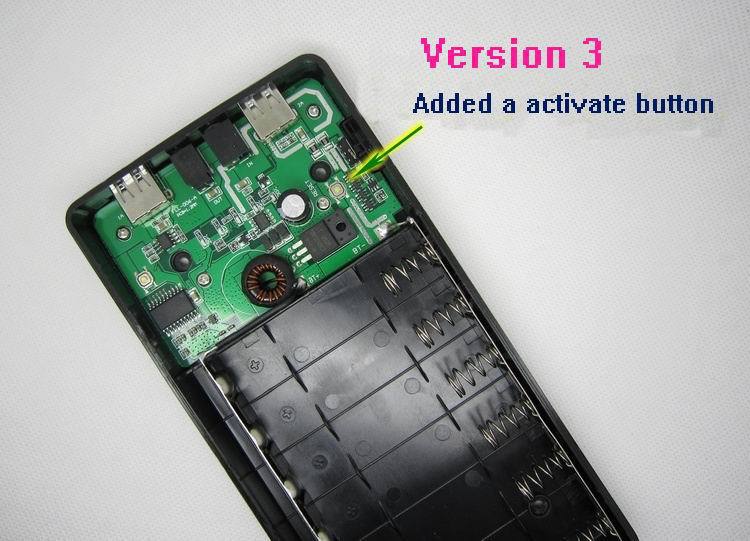 Qidian 18650   5  2A   3.7  5  9  12       iPAD iPhone HTC  Box + 2 