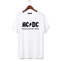 2016 New Summer Camisetas AC DC band rock T Shirt Mens acdc Graphic Slim Fit T