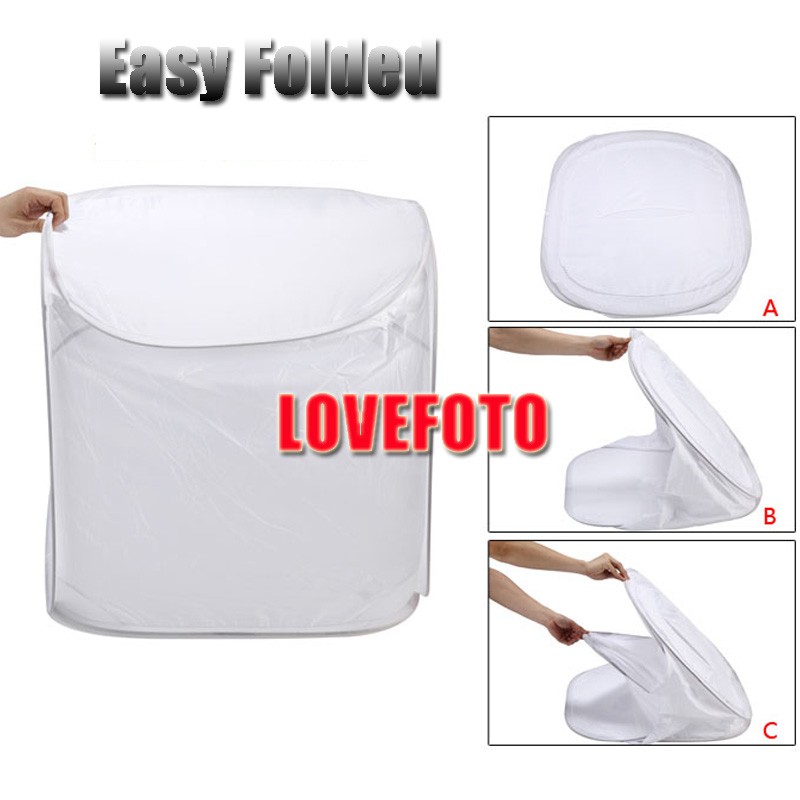 High quality 50cm Photo Soft Box Photography Light Tent Cube Softbox for Camera Studio Props 