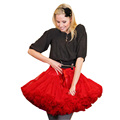 Fashion Extra Girl Pleated Skirts Fluffy Women Adult Pettiskirt Ribbon Bow Tutu Tiered Skirt Multilayer Soft