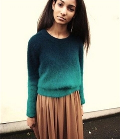 2015-New-fsshion-hot-sale-women-sweaters-casual-O-Neck-full-sleeve-dark-green-cute-sweaters