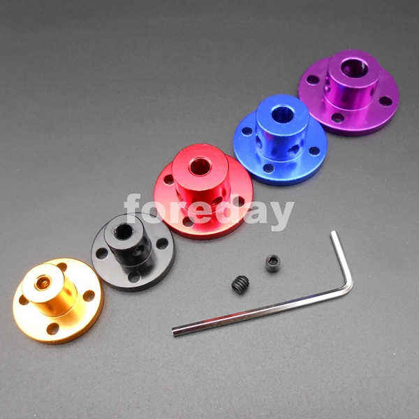 Description Picture 2 of itemNEW 3MM 4MM 5MM 6MM 8MM Aluminum alloy Rigid flange coupling Shaft shaft support Fixed seat 3/4/5/6/8mm couplers * FD377-381