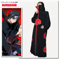 high quality Anime Naruto Akatsuki Uchiha Itachi Cosplay Halloween Christmas Party Costume Cloak Cape