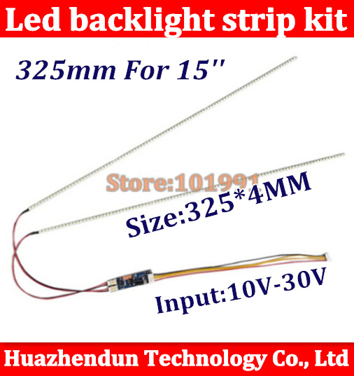25pcs 325mm 15'' Adjustable brightness led backlight strip kit,Update your 15inch ccfl lcd screen panel monitor to led bakclight