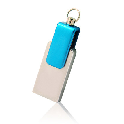 Real Capacity 16GB Mini Usb Otg Flash Drive Smartphone Pen Drive Rotation Usb Stick Double plug
