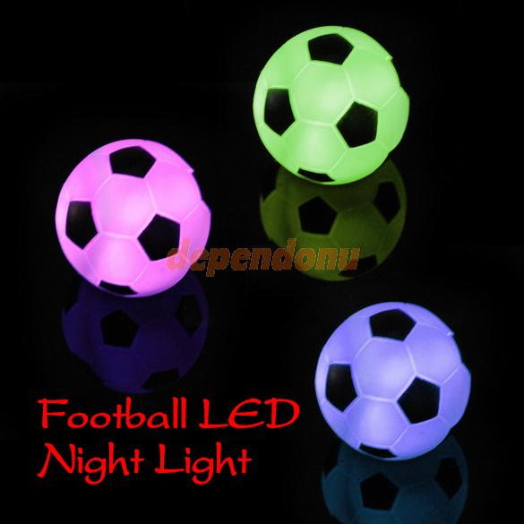 Color Changing LED Xmas Mood Party Decoration Football Lamp Night Lamp Light