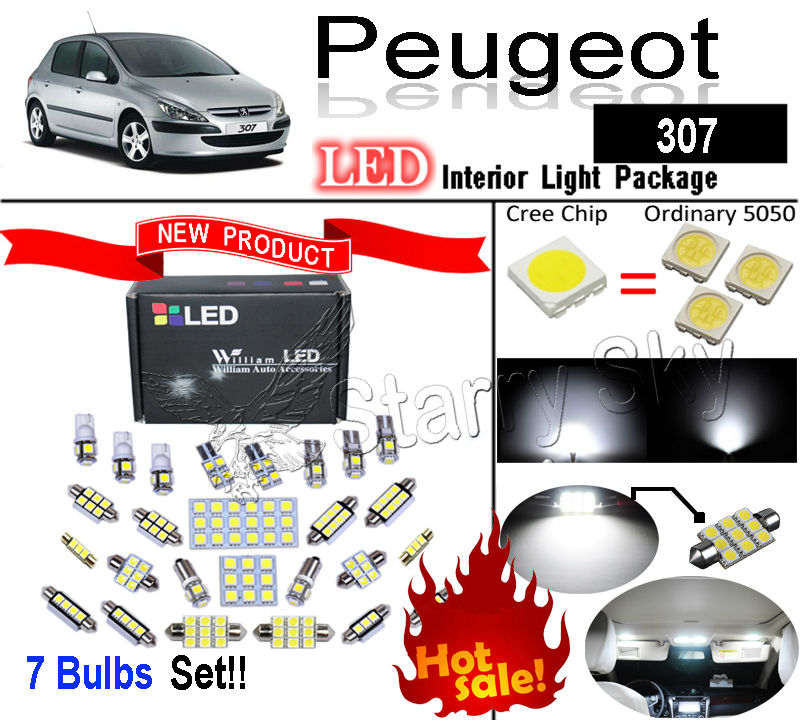 7 Blubs      SMD      Peugeot 307
