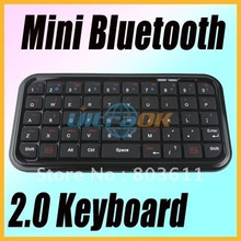 Fashion Mini Slim pocket Wireless Bluetooth Keyboard For computer Smart Phone black new free shipping G