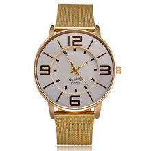 Fashion 2015 geneva Watch Women Classic Gold Quartz Watch Stainless Steel Full Steel Wrist Watch