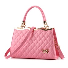 Women Frame Handbag PU Leather Bowknot Tote Bag Ladies Handbags Women Fashion Bags 2016 High Quality Small Chain Shoulder Bag
