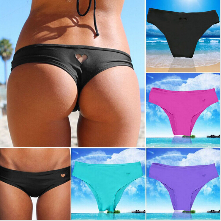 2017 costumi da bagno uomo tanga perizoma sexy biancheria intima bikini brasiliano love heart hollow cut