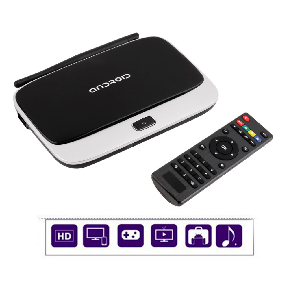 CS918 Android 4 2 TV Box Player RK3188 Quad Core 2GB 8GB WiFi 1080P with Remote