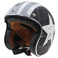TORC brand Retro Style Motorbike helmet DOT ECE approved open face motorcycle helmet with black sunglasses